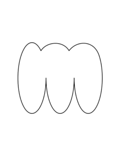 Lowercase Bubble Letter M Kids Coloring Pages Pdf, Free Vectors File